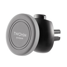 TWOHIM 出風口車用支架, 1個, Quadpole 黑色