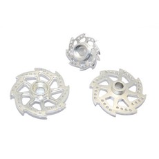 지피엠레이싱 ALUMINIUM BRAKE DISK PLATE SWIRL 8 POLES 3p, S, 1세트