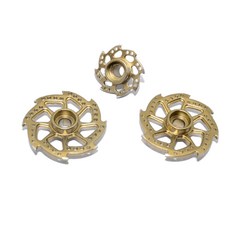 지피엠레이싱 ALUMINIUM BRAKE DISK PLATE SWIRL 8 POLES 3p, TIT, 1세트