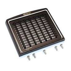 지피엠레이싱 RC7840 ALUMINIUM FRONT MASK GRILL GUARD WITH SILVER EDGE, BK, 1세트