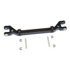 GPM RACING 帶銷 + E 夾 + 軸環的合金前軸, BK, 1套