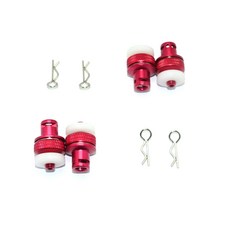지피엠레이싱 ALUMINUM FRONT + REAR MAGNETIC BODY MOUNT 8pc 세트, R, 1세트