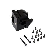 GPM RACING 合金前+後齒輪箱, BK, 1套