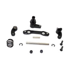 지피엠레이싱 RC8132 ALLOY FRONT/REAR BODY POST MOUNT WITH POST, BK, 1세트