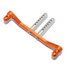 지피엠레이싱 RC8129 ALLOY FRONT/REAR BODY POST MOUNT WITH POST, OR, 1세트