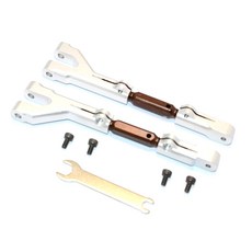 지피엠레이싱 ALLOY FRONT REAR STEERING BLOCK WITH SCREWS + WASHERS 1PR 7p 세트, S, 1세트