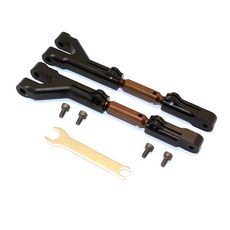 지피엠레이싱 ALLOY FRONT REAR STEERING BLOCK WITH SCREWS + WASHERS 1PR 7p 세트, BK, 1세트