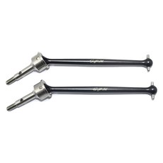 GPM RACING Extra Duty Front CVD 帶 SST 接頭和硬化鋼車身 2p 套件, BK, 1套