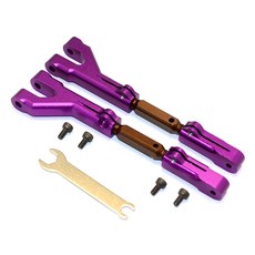 지피엠레이싱 ALLOY FRONT REAR STEERING BLOCK WITH SCREWS + WASHERS 1PR 7p 세트, P, 1세트