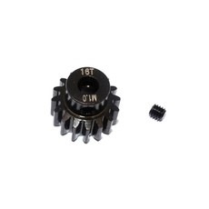 지피엠레이싱 STEEL MOTOR GEAR 16T 1pc 세트, BK, 1세트