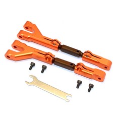 지피엠레이싱 ALLOY FRONT REAR STEERING BLOCK WITH SCREWS + WASHERS 1PR 7p 세트, OR, 1세트