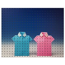 AnB Commerce 摺紙室內裝潢洞洞板 白色, 1個