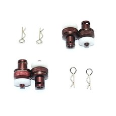 지피엠레이싱 ALUMINUM FRONT & REAR MAGNETIC BODY MOUNT 8p SET, BR, 1세트
