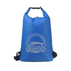 OCEANTAG 防水手提後背包 25L, 藍色