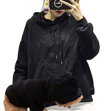 HAPPINESS字母短袖狗狗主人情侶裝, 黑色