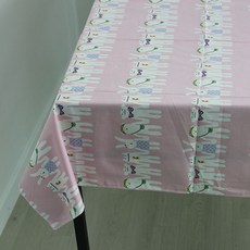 GYAPET 款式防水桌布, 粉紅色, 90 x 90 cm, 1個