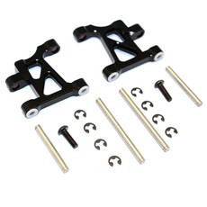 지피엠레이싱 ALUMINIUM FRONT LOWER ARM 1PR 16p 세트, BK, 1세트