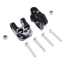 GPM RACING 用於後懸掛連桿的鋁製後下軸安裝套件 6 件, BK, 1套