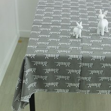 GYAPET 老虎防水桌布, 灰色, 90 x 90 cm, 1個