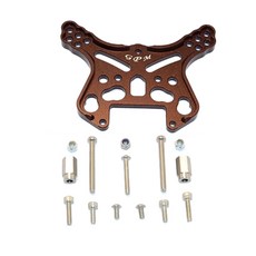 지피엠레이싱 ALUMINUM FRONT OR REAR ADJUSTABLE DAMPER MOUNT 1pc 세트, BR, 1세트