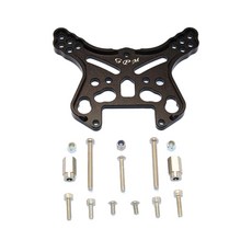 지피엠레이싱 ALUMINUM FRONT OR REAR ADJUSTABLE DAMPER MOUNT 1pc 세트, BK, 1세트
