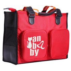 유어펫 반려동물 캐리어, 레드, 1개