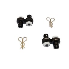 지피엠레이싱 ALUMINIUM FRONT + REAR MAGNETIC BODY MOUNT, BK, 1세트