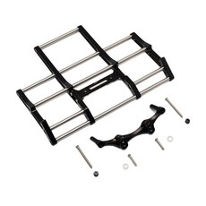 GPM RACING 帶不銹鋼螺絲的鋁製前保險槓 10p 세트, BK, 1套