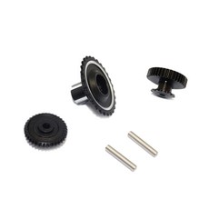 GPM RACING 鋁輪齒輪總成 52T + 53T + 55T 5p 세트, BK, 1套