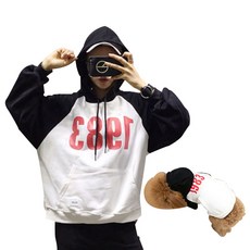 GYAPET 數字印花連帽長袖T恤+寵物款, 黑色