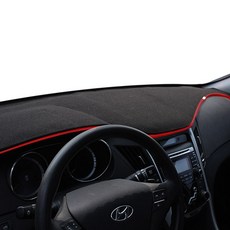 네임드컴퍼니 Origin 전면 논슬립 대쉬보드커버 블랙베이스 레드스티치, 현대, 제네시스G80(HUD 무센터스피커 무)