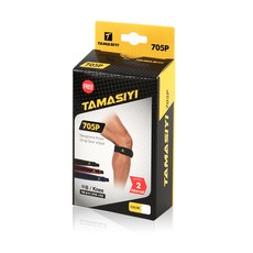 TAMASIYI 橡膠護膝套 705P, 黑色