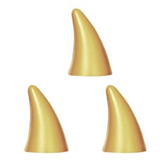 앤티스 차량용 3D 외부 장식, 상어 골드, 3개