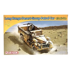 DRAGON 1/72 遠程沙漠組 LRDG 巡邏車塑料模型 DML0221, 1個