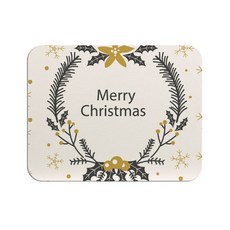 슈퍼식스 골드 포인트 일러스트 빠른 건조 규조토 욕실 매트 35 x 45 cm, MX-87, 1개