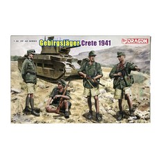 DRAGON 1/35 6742 GERBIRGSJAGERS CRETE 1941 塑料模型 DML0213, 1個