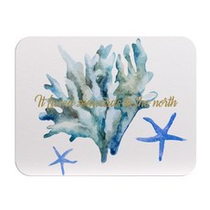 Supersix 酷地中海插圖快乾矽藻土浴墊 35 x 45cm, M-24, 1個