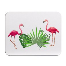 超級六熱帶火烈鳥插圖速乾矽藻土浴墊 35 x 45cm, MX-155, 1個