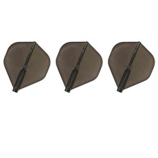 코스모다트 다트 플라이트 핏 에어 무지 스탠다드, D 블랙, 3개