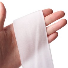 時尚重點 尼龍V字織帶 100碼 50mm, 白色, 1個