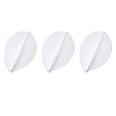 코스모다트 다트 플라이트 핏 에어 무지 티어드롭, 화이트, 3개