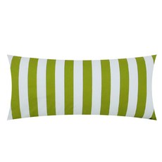 Home&Sleep純棉100%靠枕含枕芯糖果線條 A型, 綠色