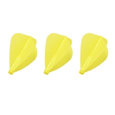 COSMO DARTS 素色飛鏢頭, 黃色的, 3片