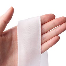 時尚亮點尼龍V型帶 100碼 38mm, 白色的, 1個