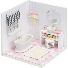 카와다 나노룸 욕실 미니어처 세트 NRB-009, 혼합 색상, 1개