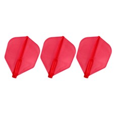 Cosmo Dart飛鏢 適合 無印 飛鏢形狀, 紅色的, 3片