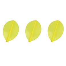 코스모다트 다트 플라이트 핏 에어 무지 티어드롭, 옐로우, 3개