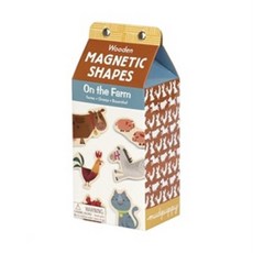 Mudpuppy On the Farm Wooden Magnetic Shapes, Mudpuppy Galison