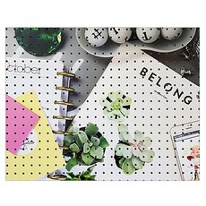 AnB Commerce BELONG 室內裝飾洞洞板 白色, 1個