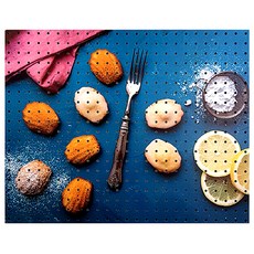 NVCOMMERCE 檸檬瑪德蓮 居家裝飾洞洞板 white, 1個, 白色